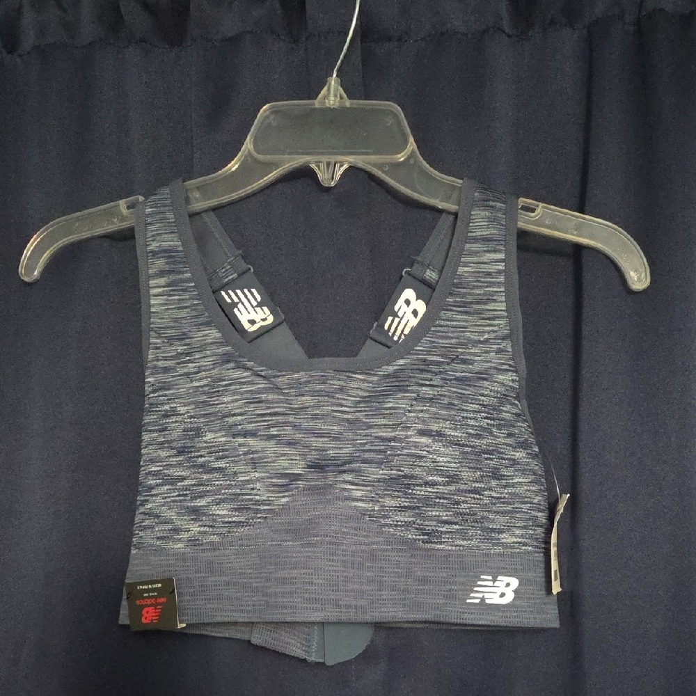 New Balance Charcoal Sports Bra